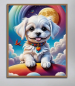 Preview: Diamond Painting Wolke & Regenbogen